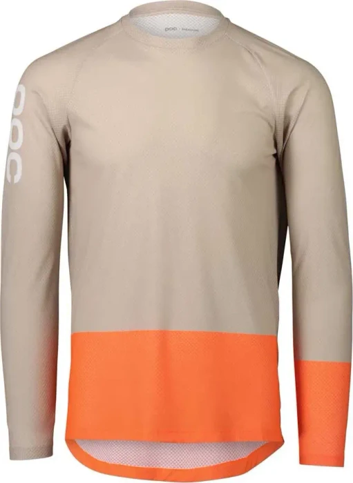 POC MTB Pure LS Trikot langarm light sandstone beige/zink orange (Herren)