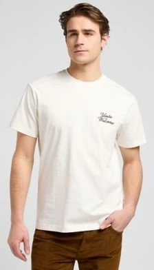 Lee Relaxed Graphic T-Shirt kurzarm ecru (Herren)