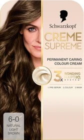 Schwarzkopf Creme Supreme Haarfarbe 6-0 natural dark blond, 60ml