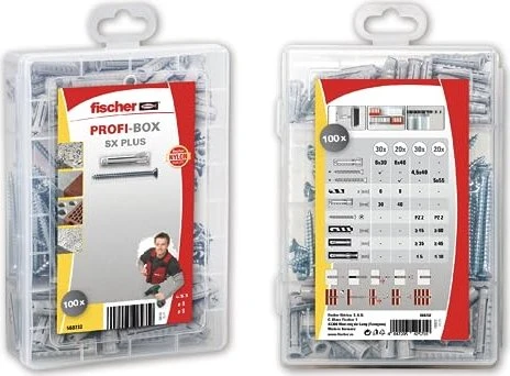 fischer SX Plus 10x50 Spreizdübel, 10x50mm, 50 Stück