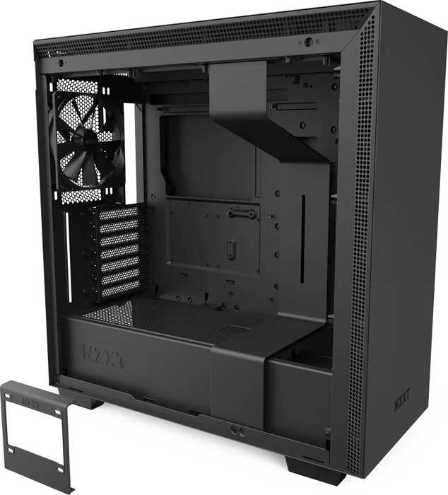 NZXT H710, schwarz, Glasfenster