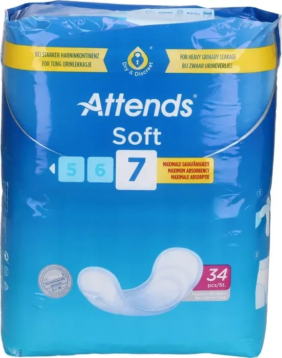 Attends Soft 7 Hygieneeinlage, 34 Stück
