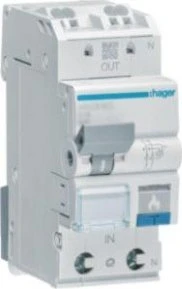 Hager Fehlerlichtbogen-Schutzeinrichtung AFDD mit LS-Schalter 1P+N 6kA C-6A 2M