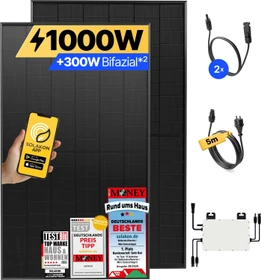 Solakon Fox ESS M1-800-E + JA Solar JAM54D41, 800W, 1kWp