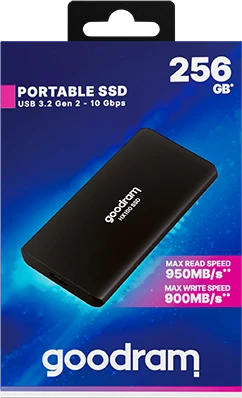 goodram essential HX100 external SSD, 1TB, USB-C 3.1