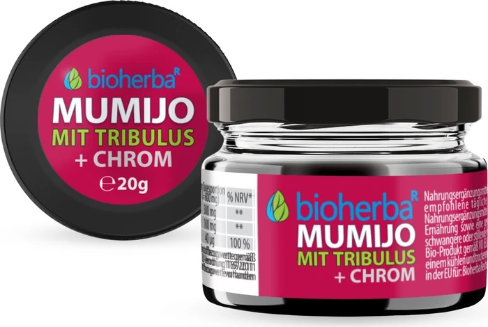 Bioherba Mumijo mit Tribulus + Chrom Pulver, 20g