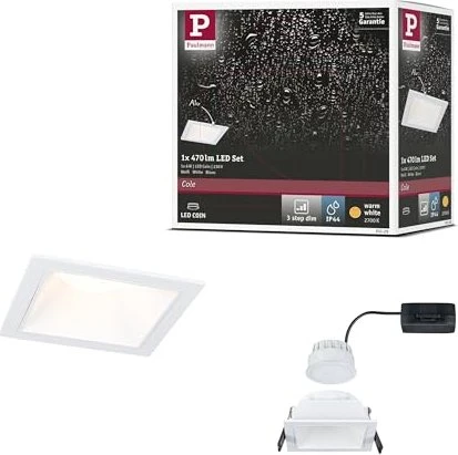 Paulmann Cole Coin LED 6W Einbauleuchte weiß