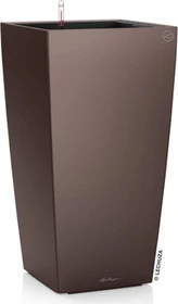 Lechuza Cubico 40 espresso metallic