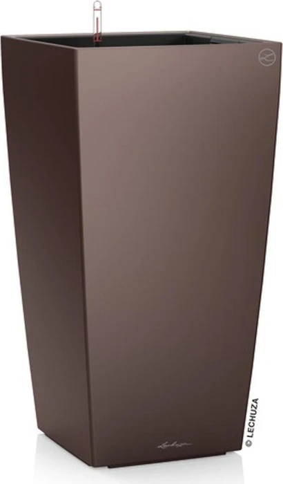 Lechuza Cubico 40 espresso metallic