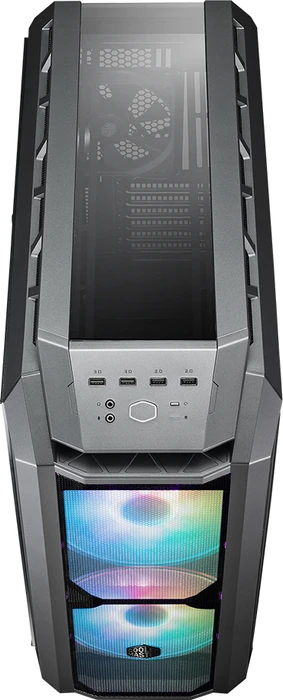 Cooler Master MasterCase H500P Mesh ARGB, grau, Glasfenster