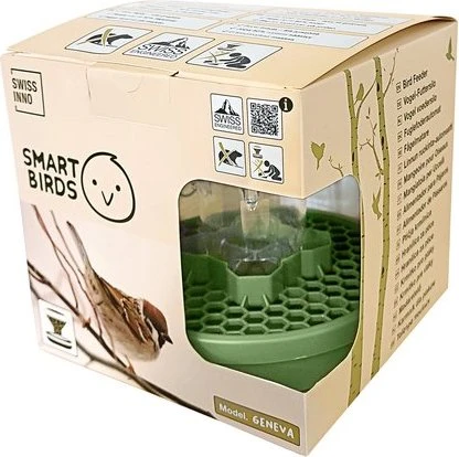 Swissinno Vogel-Futtersilo Geneva, grün