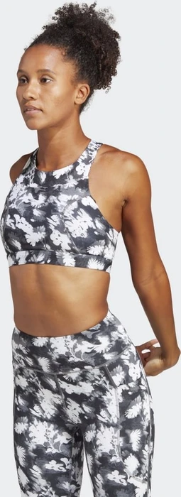 adidas Running Medium-Support Sport-BH black/white (Damen)