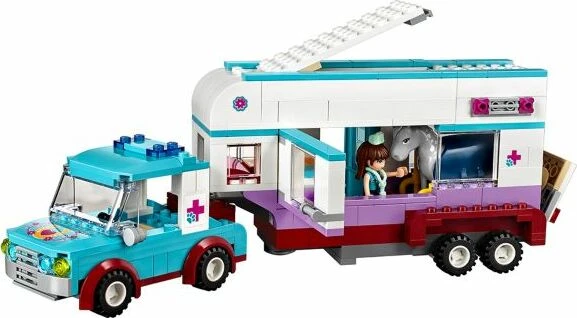 LEGO Friends - Pferdeanhänger und Tierärztin