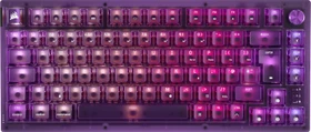 Corsair Gaming K65 Plus Wireless 75% RGB, Atomic Purple, MLX RED V2, USB/Bluetooth, UK