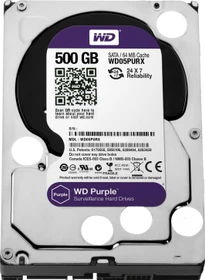 Western Digital WD Purple 500GB, 24/7, 512e / 3.5" / SATA 6Gb/s