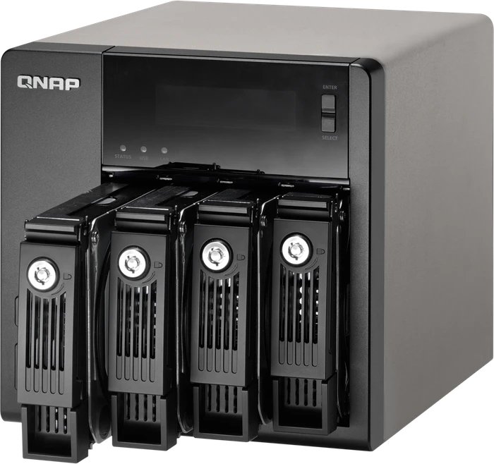 QNAP Turbo Station TS-453 Pro, 2GB RAM, 4x RJ-45 1000Base-T, 3x USB-A 3.0