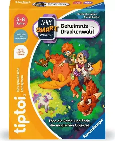 Ravensburger tiptoi Spiel: Team SMART ermittelt: Geheimnis im Drachenwald