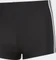 adidas Classic 3-Streifen Badehose schwarz/weiß (Junior) Vorschaubild