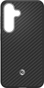 Samsung Spigen Enzo Aramid Magnet für Samsung Galaxy S25+ Black Silver
