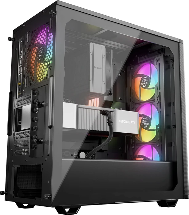be quiet! Pure Base 501 LX Black, Glasfenster