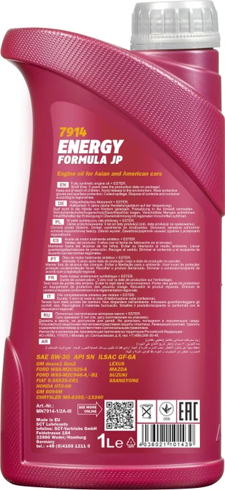 MANNOL Energy Formula Jp 5w-30