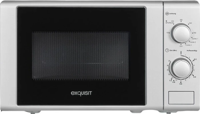 Exquisit MW 900-030G Mikrowelle mit Grill silber