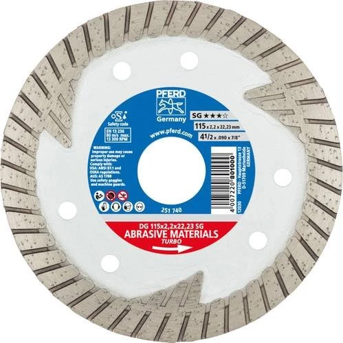 Pferd DG 115x2.2x22.23 SG Diamanttrennscheibe, 115x2.2x22.23mm, 1 Stück