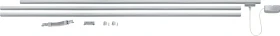 Paulmann URail Basic Schienensystem-Set 3m (3x 1m) chrom matt