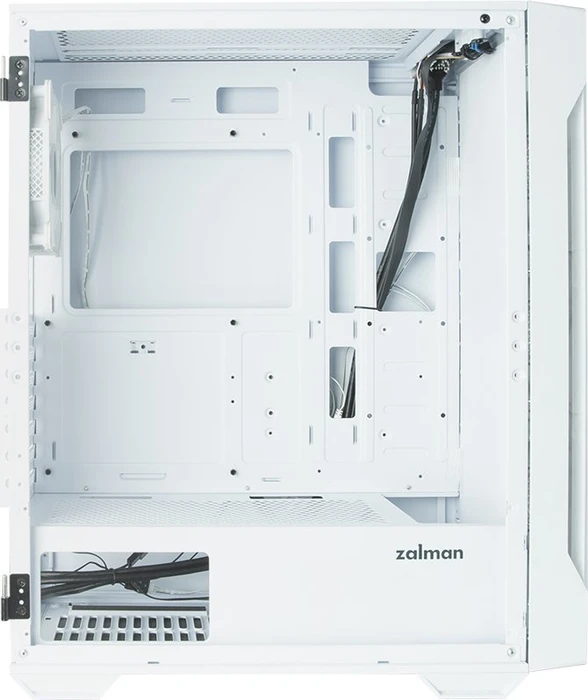 Zalman i3 Neo TG, weiß, Glasfenster