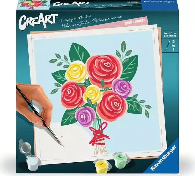 Ravensburger Malen nach Zahlen Rosenstrauß