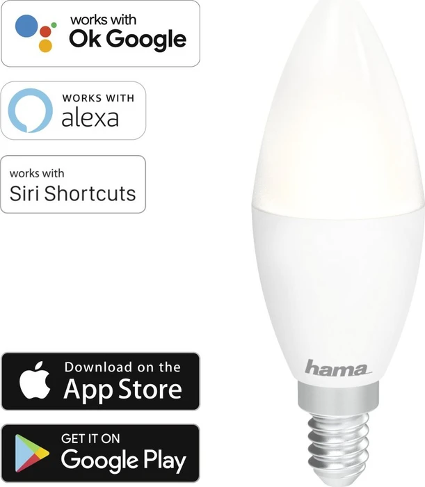 Hama WiFi LED Kerze 4.5W E14