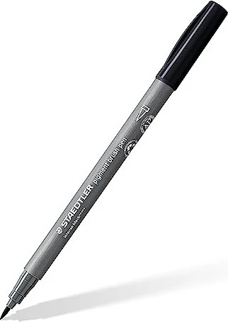 Staedtler pigment brush pen 371 schwarz