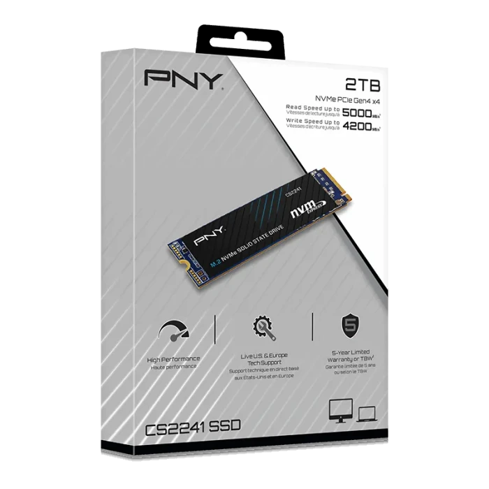 PNY CS2241 2TB, M.2 2280 / M-Key / PCIe 4.0 x4