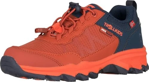Trollkids Trolltunga Hiker Low XT red clay/mystic blue (Junior)