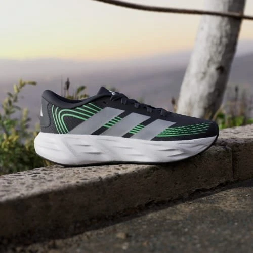 adidas Galaxy 8 night grey/tech grey metallic/screaming green (Junior)