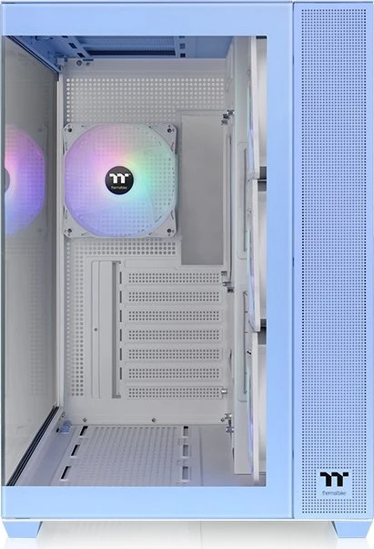 Thermaltake View 380 TG ARGB Hydrangea Blue, blau, Glasfenster