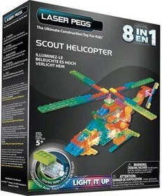 Laser Pegs Scout Helicopter
