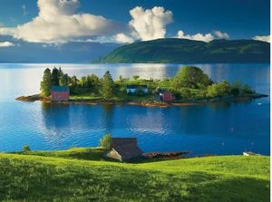 Ravensburger Puzzle Insel in Hordaland Norwegen