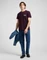 Lee Medium Wobbly T-Shirt kurzarm deep wine (Herren) Vorschaubild