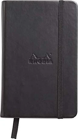 Rhodia Boutique Webnotebook, A6, liniert, Hardcover, schwarz, 96 Blatt