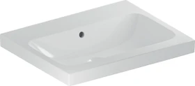 Geberit iCon Light Aufsatzwaschtisch 60cm, ohne Hahnloch, mit Überlauf, weiß/KeraTect