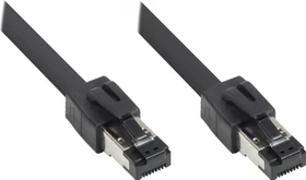 Good Connections RNS Patchkabel, Cat8.1, S/FTP, RJ-45/RJ-45, 0.5m, schwarz