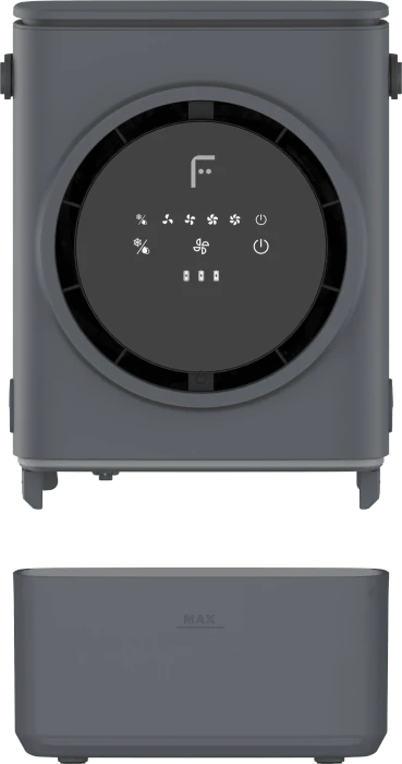 Fakir TC 400 Air Cooler Turmventilator/Luftkühler dark grey