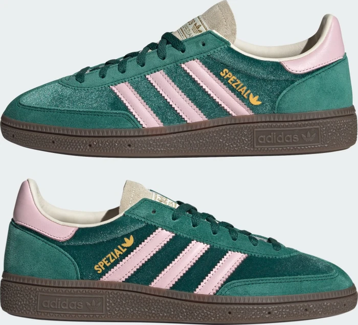 adidas Handball Spezial collegiate green/clear pink/cream white