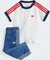 adidas Denim T-Shirt Set medium blue denim/white (Junior) Vorschaubild