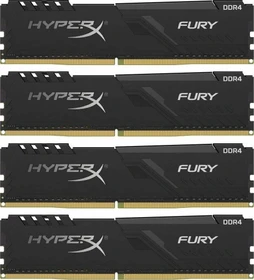 Kingston FURY schwarz UDIMM 64GB Kit, DDR4-3466, CL17-21-21, 1RX8
