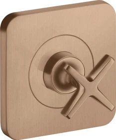 Hansgrohe Axor Citterio E Absperrventil brushed red gold