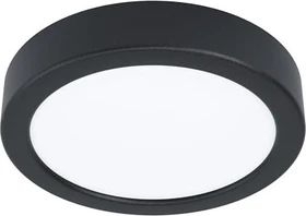Eglo Fueva 5 rund 16cm 11W 3000K Aufbauleuchte schwarz