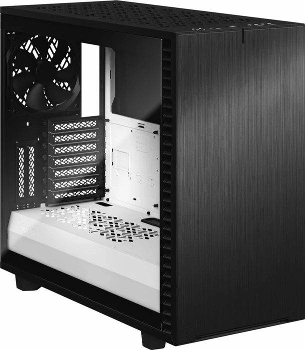 Fractal Design Define 7 Black/White TG Clear Tint, Glasfenster, schallgedämmt