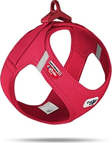 curli Vest Harness Schnalle Air-Mesh, XXXS, rot